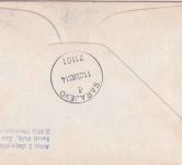 USA - Olympiade 1980 Sonderflug Lake Placid grüßt Sarajewo SST Luftpostbrief