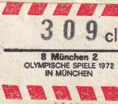 BRD - Olympiade 1972 Einschreibebrief SST+Sonder-R-Zettel München