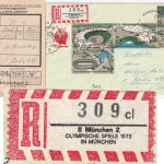 BRD - Olympiade 1972 Einschreibebrief SST+Sonder-R-Zettel München