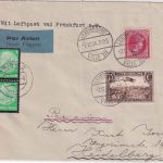 Luxemburg/DR - Luxembourg Ville 1934 Luftpostbrief + 2x5 Pfg. Hindenburg !