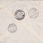 Luxemburg/DR - Rumelange 1931 Lupo-R-Brief + 10 Pfg. DR Luftpostgebühr
