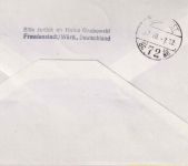 Luxemburg - DDR Lufthansa Messe-Sonderflug Leipzig Budapest 1957 Zuleitungspost