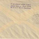 Luxemburg - DDR Lufthansa Messe-Sonderflug Leipzig Budapest 1957 Zuleitungspost