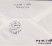 Luxemburg - DDR Lufthansa Erstflug Berlin Prag 1956 Zuleitungspost