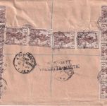 Malta - 2x2 1/2 P. /Self-Gouvernment ua Einschreibebrief Valletta Rohrbach 1924