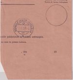 Niederlande - 1 Gld. + 40 C. Wilhelmine Paketkarte i.d. SCHWEIZ Bloemendaal 1924