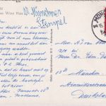 Niederlande - 15 C Juliana Karte (Amsterdam) München Nachträglich entwertet 1957