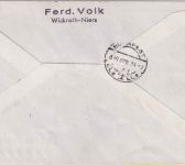 Niederlande - DDR-Lufthansa Erstflug Berlin/Prag/Budapest Zuleitungspost 1956