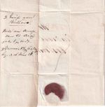 Niederl. Indien/Hannover - Amsterdam roter L1 Brief Batavia - Aurich 1826