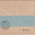 AM-Post - 3x20+4x12 Pfg. dt. Druck Einschreibebrief Ebstorf - Trossingen 11.5.46