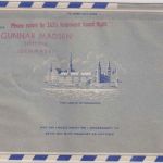 Dänemark - SAS Erstflug Kopenhagen/Salzburg Aerogramme 1952