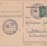BRD - Düsseldorf OPD "Die fahrende Postschule" SST Karte n. Dorsten 1961