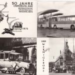 DDR - Wasserleben 50 Jahre Omnibuslinie 5 Sonderkarten mit SST 1975