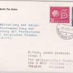 Schweiz/BIT - Postkutschen-Post Verviers/Liege Zuleitungspost 1982