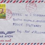 Togo - 180 Fr. 120 J. Weltpostverein Luftpostbrief Lome - Stuttgart 1994