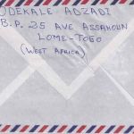 Togo - 180 Fr. 120 J. Weltpostverein Luftpostbrief Lome - Stuttgart 1994
