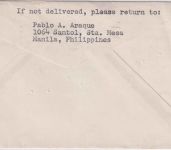 Philippinen - 18 C. 75 J. UPU/Weltpostverein Luftpostbrief Manila - Kiel 1950