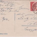 Schweiz - 20 C. 50 J-. UPU/Weltpostverein Karte Schaffhausen - Coburg 11.10.24