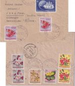 Belg. Kongo - 4 Fr. 75 J. UPU/Weltpostverein u.a. Lupo-Einschreibebrief 1953