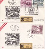 Österreich - Wien 1964 Weltpostkongress Satz/5 Schmuck-FDC