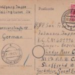 AM-Post - 15 Pfg. dt. Druck Kriegsgefangenenkarte n ENGLAND Kellinghusen 11.2.46