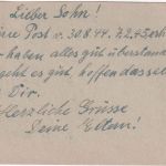 AM-Post - Kriegsgefangenenkarte n. USA Lüneburg 15.11.45 Retourvermerk !!