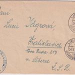 AM-Post - 3x25 Pfg. amerik. Druck Zensurbrief i.d. CSSR Lardenbach ü. Grünberg