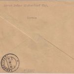 AM-Post - Eichendorf 18.1.46 Teilbarfrankatur Einschreibebrief n. Aschaffenburg