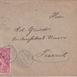 Schweiz - 10 Rp. 25 J. UPU/Weltpostverein Brief Biel - Zürich 19.XII.00
