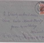 Bizone - München 2 "Nachträglich entwertet" Fernbrief (Gauting) 1.8.48