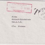 Österreich - Bludenz 1970 3 S. Nachgebühr roter Ra3 Brief v. Wien 22.12.70