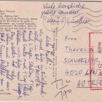 Österreich - Linz 1978 1,70 S. Nachgebühr roter Ra3 Karte aus FRANKREICH