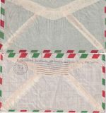 Mexiko - 75 Jahre UPU/Weltpostverein 2 Luftpostbriefe 1950