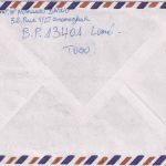 Togo - 180 Fr. 120 J. Weltpostverein Luftpostbrief Lome - Stuttgart 1994
