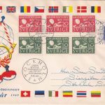 Schweden - 75 J. UPU/Weltpostverein Schmuck-FDC ESST Stockholm 9.10.1949