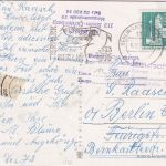 DDR - "Beschädigt durch posttechn. Anlagen..." Hinweis-L4 Ortskarte Berlin 1973