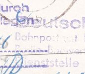 DDR - "Beschädigt durch posttechn. Anlagen..." Hinweis-L4 Ortskarte Berlin 1973