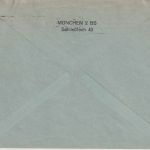 DR - 8 Pfg. Hindenburg Maschinenschnitt Perfin "JLM" Ortsbrief 25.7.39