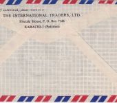 Pakistan - 6+6+2 A. Gebührenstempel Luftpostbrief Karachi - Frankfurt a/M 1957