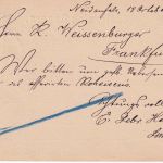 Bayern - Lambrecht 18 OCT K1 (Typ 20a) 5 Pfg Ganzsache Neidenfels - FFM 1884