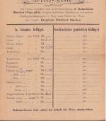 Bayern - 3 Pfg. Wappen Drucksachenkarte München - Ebstorf 1899