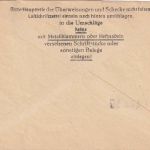 Bizone - 10 Pfg Arbeiter/Band Postscheckbrief Cham - Nürnberg 24.7.48