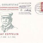 BRD - 10/15/20 Pfg. Bed. Deutsche 3 Privatganzsachen 125. Geb. Graf Zeppelin