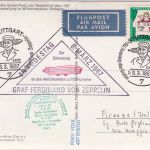 BRD - Stuttgart 1967 SST 50. Todestag Graf Zeppelin Sonderkarte m. Cachet