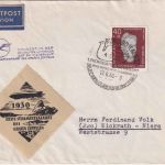 DDR - 40 Pfg. KZ-Opfer Luftpostbrief/Sonderflug DDR-Lufthansa SST Ruhland 1960