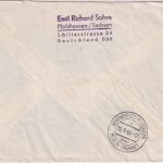 DDR - 40 Pfg. KZ-Opfer Luftpostbrief/Sonderflug DDR-Lufthansa SST Ruhland 1960