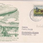 BRD - Frankfurt Flughafen 7.11.1952 Sonderkarte 40 J. Deutsche Luftpost