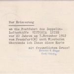BRD - Frankfurt Flughafen 7.11.1952 Sonderkarte 40 J. Deutsche Luftpost