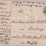 Bayern - Wunsiedel 1910 Neujahrskarte mit Zeppelin "Glückliche Fahrt ..."
