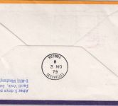 USA - Lufthansa 1st flight Mahe (Seychellen) - FFM Zuleitungspost Concord 1979